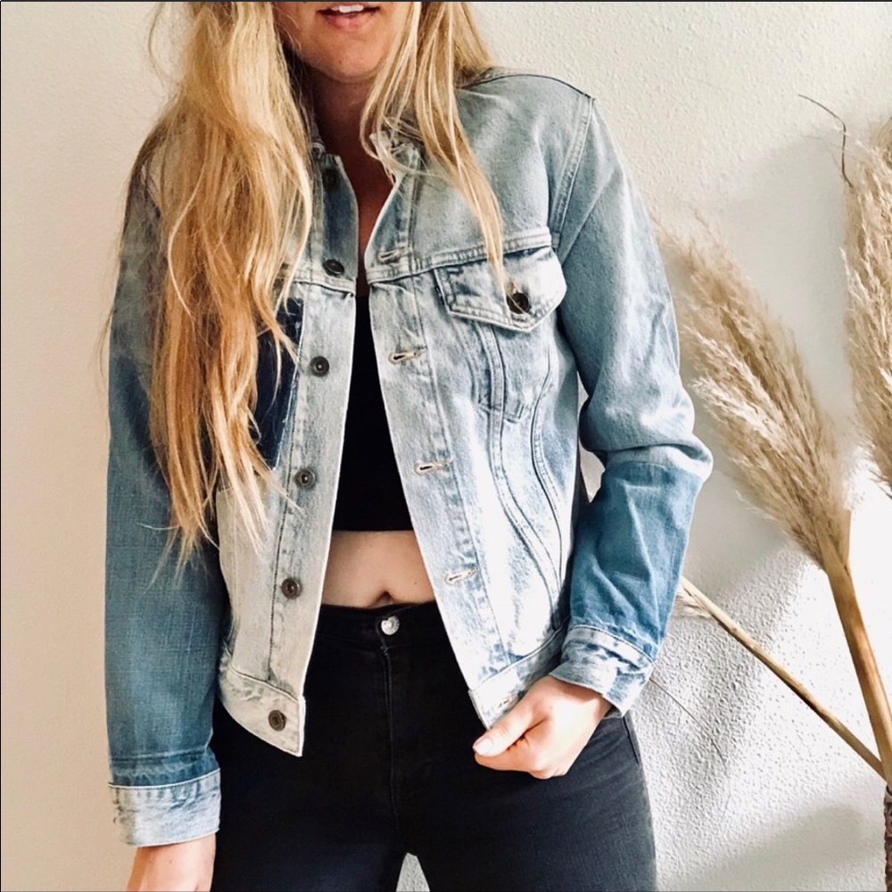 NEW Levi’s Selvedge Light Wash Denim Jean Jacket - Picture 1 of 7